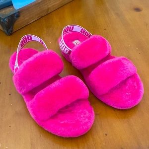 UGG Women’s Oh Yeah Sheepskin Slippers